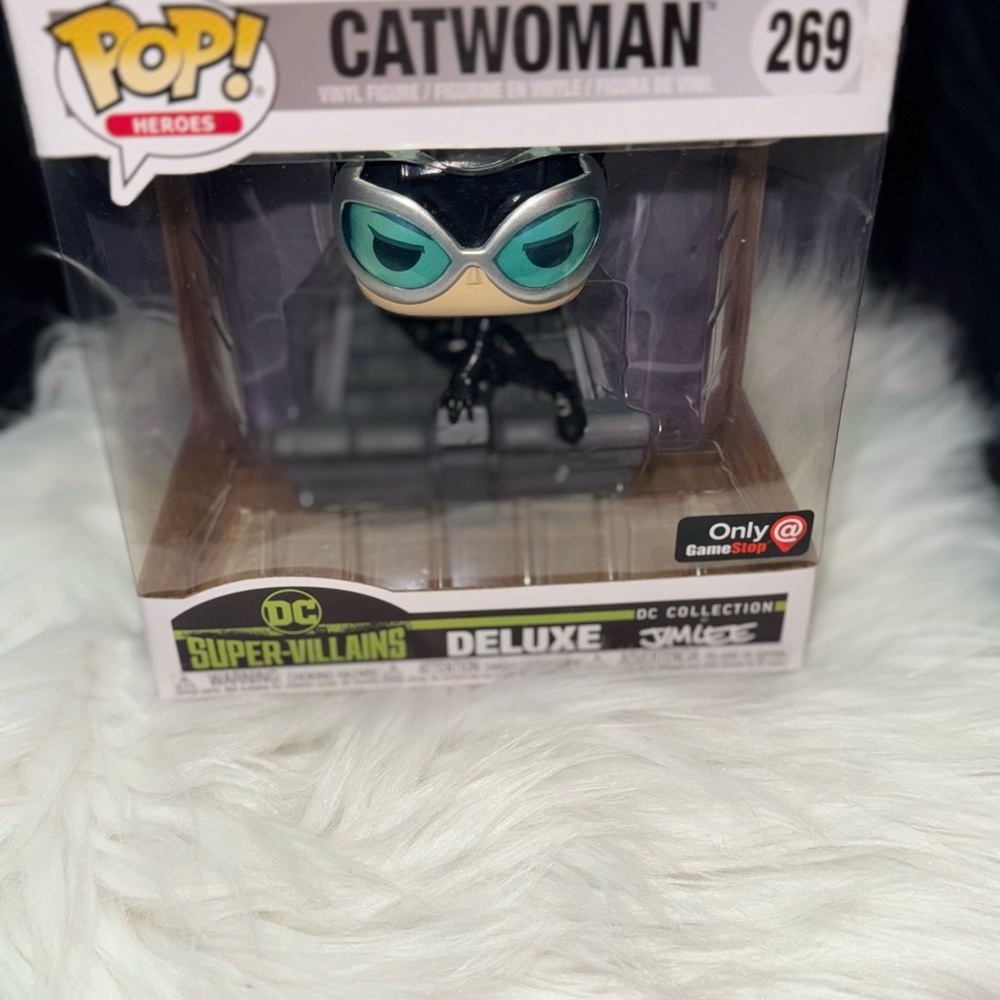 Funko DC Super-Villains Catwoman Figure - Black and Green